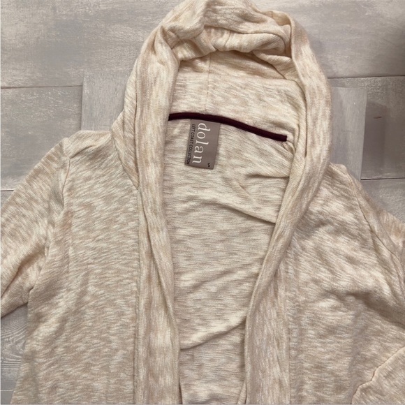 Dolan Cream Open-Front Cardigan - Picture 4 of 6